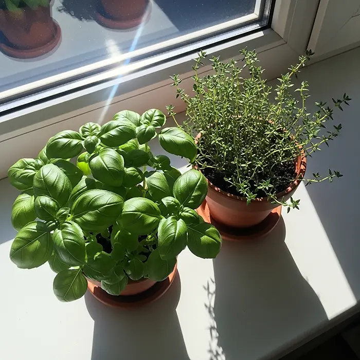 How to Care for Potted Herbs 2 potted herb care light requirements south facing window
