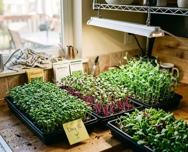 How to Set Up a Low-Cost Microgreens System at Home