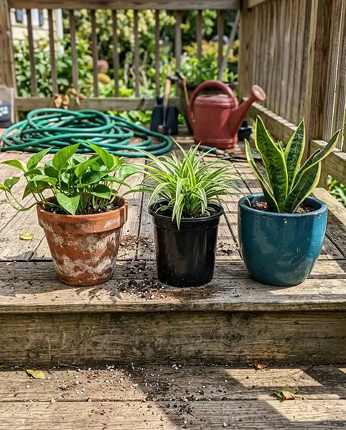 How to Improve Drainage and Aeration in Container Soil 5 Terra cotta, plastic, and glazed pots compared for container drainage