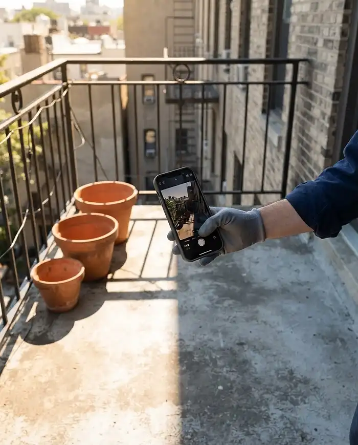 Best Balcony Herbs for Beginners 2 Checking a balcony sun and shade at two times of day to map light before choosing beginner herbs